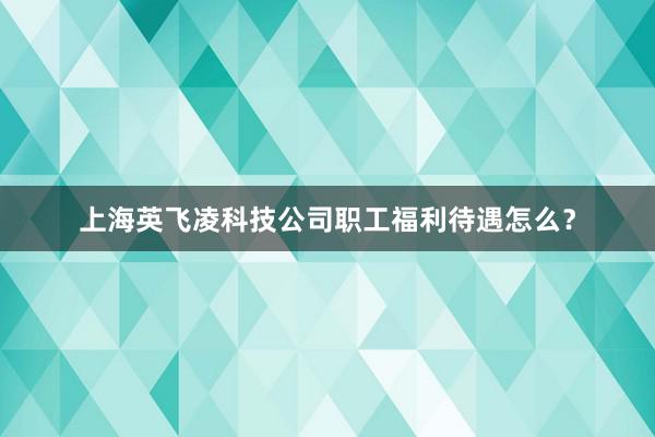 上海英飞凌科技公司职工福利待遇怎么？